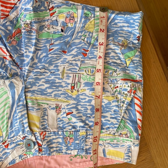 Lilly Pulitzer sailboat print shorts, size 4 - Picture 5 of 5